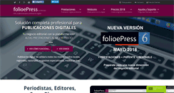 Desktop Screenshot of folioepress.com